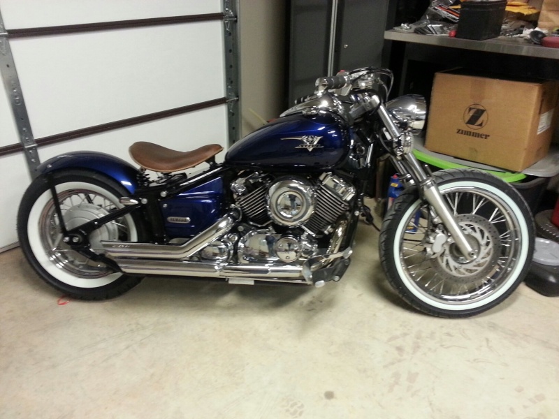 2007 yamaha v star 650 bobber