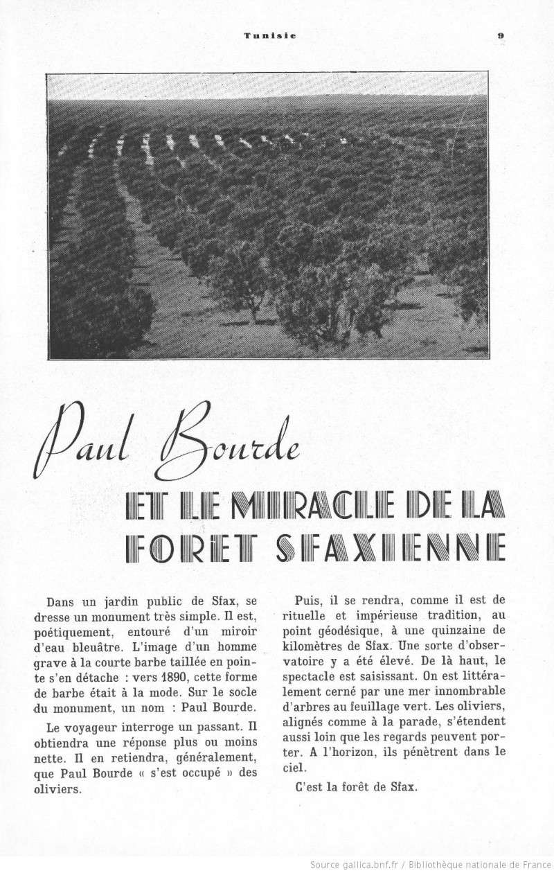 Paul BOURDE et le miracle de la forêt de Sfax n0166323
