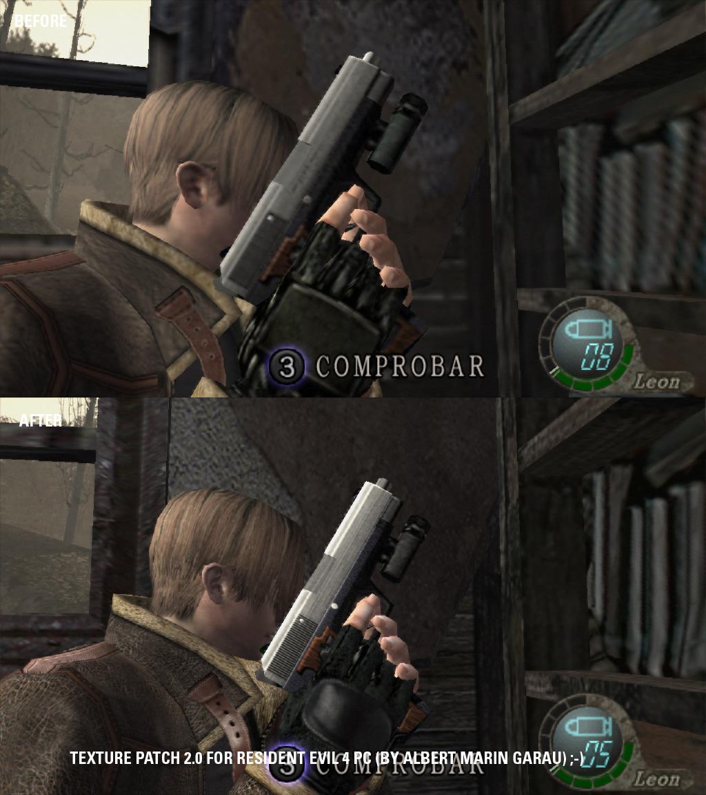 {Resident Evil 4 PC texture patch 2.0 by Albert Marin Garau}