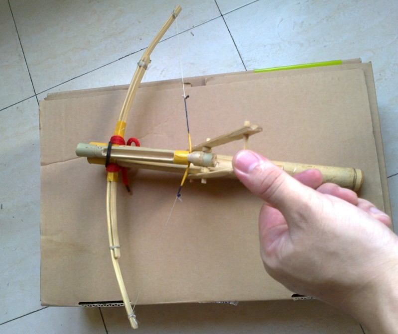 My personal bamboo crossbow in all: Cho-Ko-Nu, Primitive crossbow, New ...